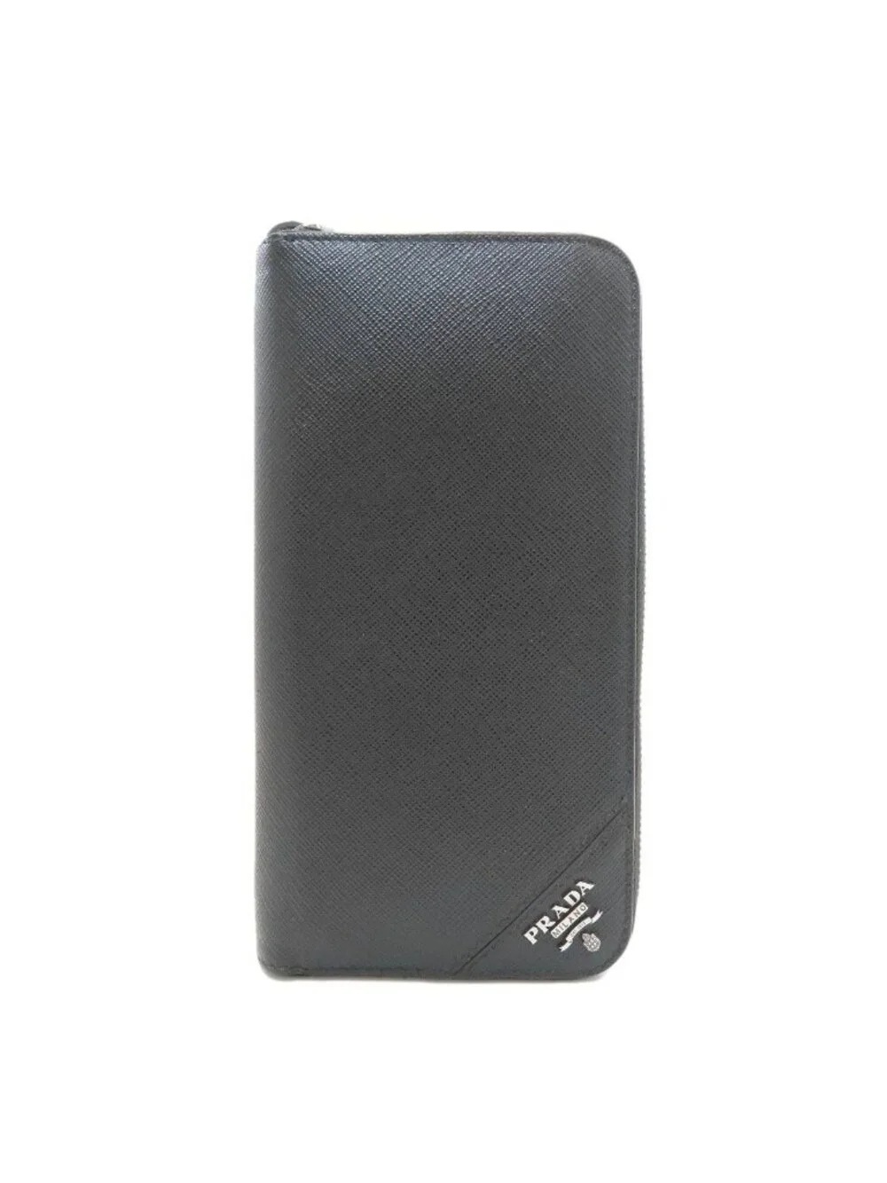 Prada Logo Wallet Leather